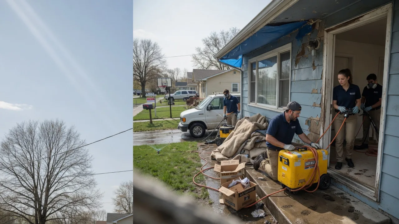Basement Flood Cleanup in Roscoe, IL near me